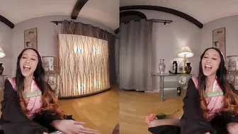 oriental Alexia Anders As DEMON SLAYER NEZUKO Testing Your Sex Skillz VR Porn
