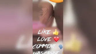 Cheating lover getting her back beat inside before the New Year 