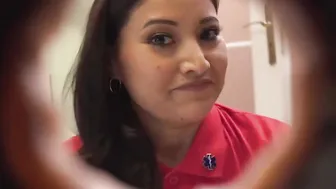Big Titted nurse helps on stubborn erection of a college boy home alone - Cristina Miller