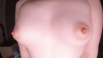 Euro Teen Shows Off Her Bouncy Booby