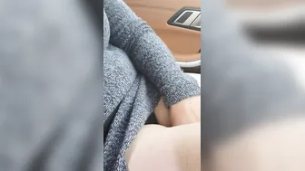 VEHICLE SEX Step Milf Throwing it back on 8 Inch Huge Cock inside her FAVOURITE Position (Doggy Style)