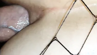 Rough anal plowed with jizzed
