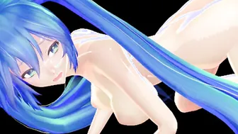 [SEX-MMD][NO-SOUND] Miku goes for it [R-18]