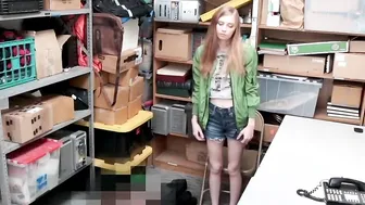 Beauty Thin Small Barely Legal Pure Ava Parker Caught Shoplifting Has First Time Sex With Security Guard For No Cops