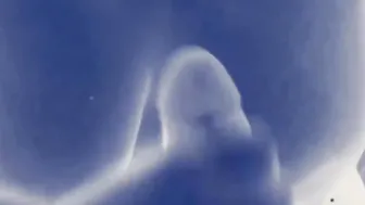 Step sister ride penis and massage my penis till I cum on her boobs before parents got home