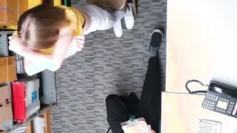 Petite 18 year old Catarina Petrov Shoplifter dig Gets Her Twat Eaten Out