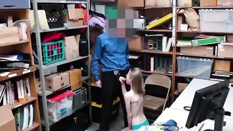 Petite 18 year old Catarina Petrov Shoplifter dig Gets Her Twat Eaten Out
