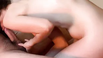 Bae and super fellatio before going to work cum inside