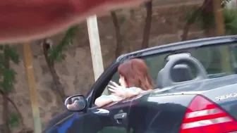 Outdoors Fayna Vergara offer a bj and fucks rough