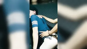 Gigantic cock cum inside gigantic butt stepsister / cum into her butt