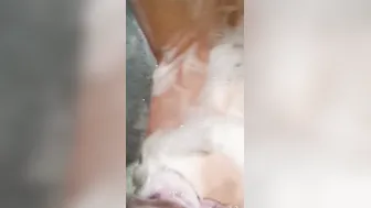 hot takes a bubble bath-tub