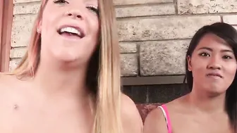 Angelina Chung and Jenna Leigh plowed into threesomes