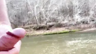 Warm winter day down on the water