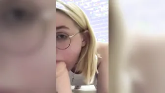 Russian whore make greatest sloppy fellatio ever with big cock. Deep throat till stomach