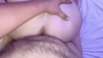 Pretty Barely Legal Hispanic La Paisa getting Christmas Cumshot