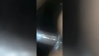 Creamy vagina getting messy on the penis