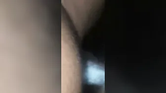 Creamy vagina getting messy on the penis