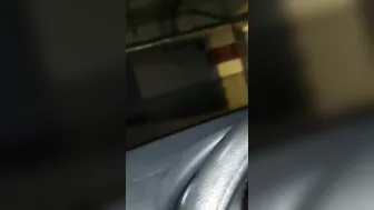 Fellatio inside vehicle