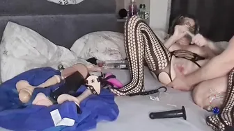 Fisting fiances tight cunt and she really loving this Part