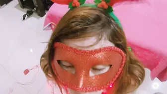 Tight and sexual anal Christmas screwed