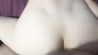 Saddled member | Relaxing to music | a lot of cum on the back