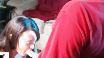 Sub driving booty bitch blows me rough then demands I power banged her rough :)