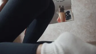 Forgot the plug inside the butt and took up yoga