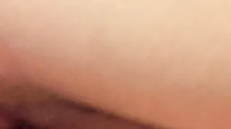 First time anal jizzed close up