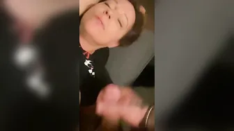 Ex-Wife takes cum on face