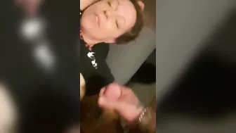 Ex-Wife takes cum on face