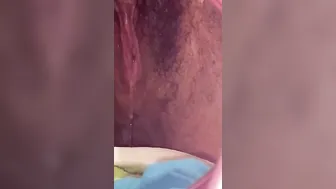 Up close cunt play and throbbing orgasm