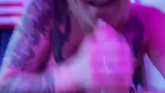 He jizzes all over my face from a oral sex and I drink