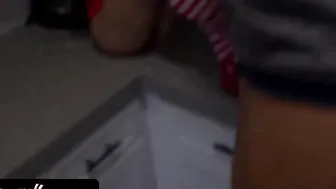 Exxxtra Tiny - Sensual Little Elf Beauty Sneaks Into Gigantic Studs House And Pranks Him