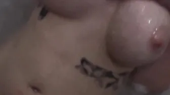 Turned On Blonde pov Head and Rough Twat Plowed after Vibrator Sucking Off inside the Bath Tub