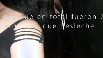I strip 7 dicks into my first Glory Hole and let 2 of them pounded me in our cabin all