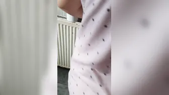 Step Son Surprises Gigantic Booty Step Milf and Banged her inside the Wc