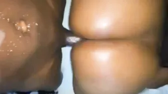 Beauty African lets homosexual best friend banged her bubble booty