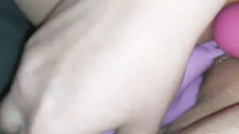 Gigantic tits sex toy creamy twat