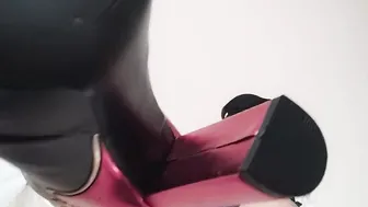 the giantess has big foot but also breasts and ...