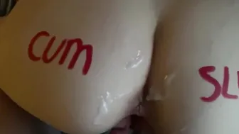 CUM HOE GETTING BANGED FROM BEHIND