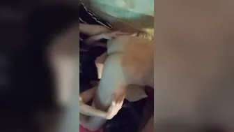 Girlfriend fucks and fingers fiance till orgasm inside front of husband