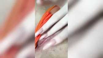 Adorable 19 year old Bombshell cant resist and starts plays with her vagina