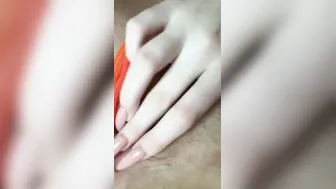 Adorable 19 year old Bombshell cant resist and starts plays with her vagina