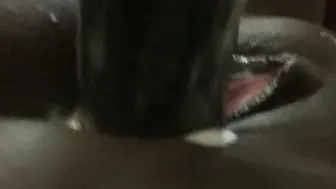 creaming on my new dildo
