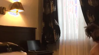 Freaky dude fucks his women rough from behind inside a hotel room - amateur Polish lovers