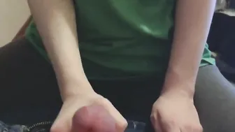 Teenagers with pretty titted stroking my dick.