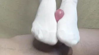 Irresistible White Socks Turf Job