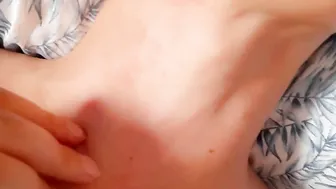 Gigantic female Adams apple