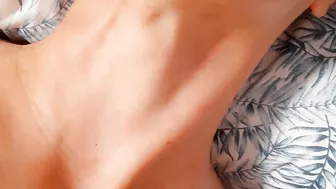 Gigantic female Adams apple
