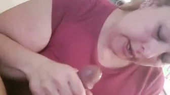 Ex-Wife gagging while sharing past sex story